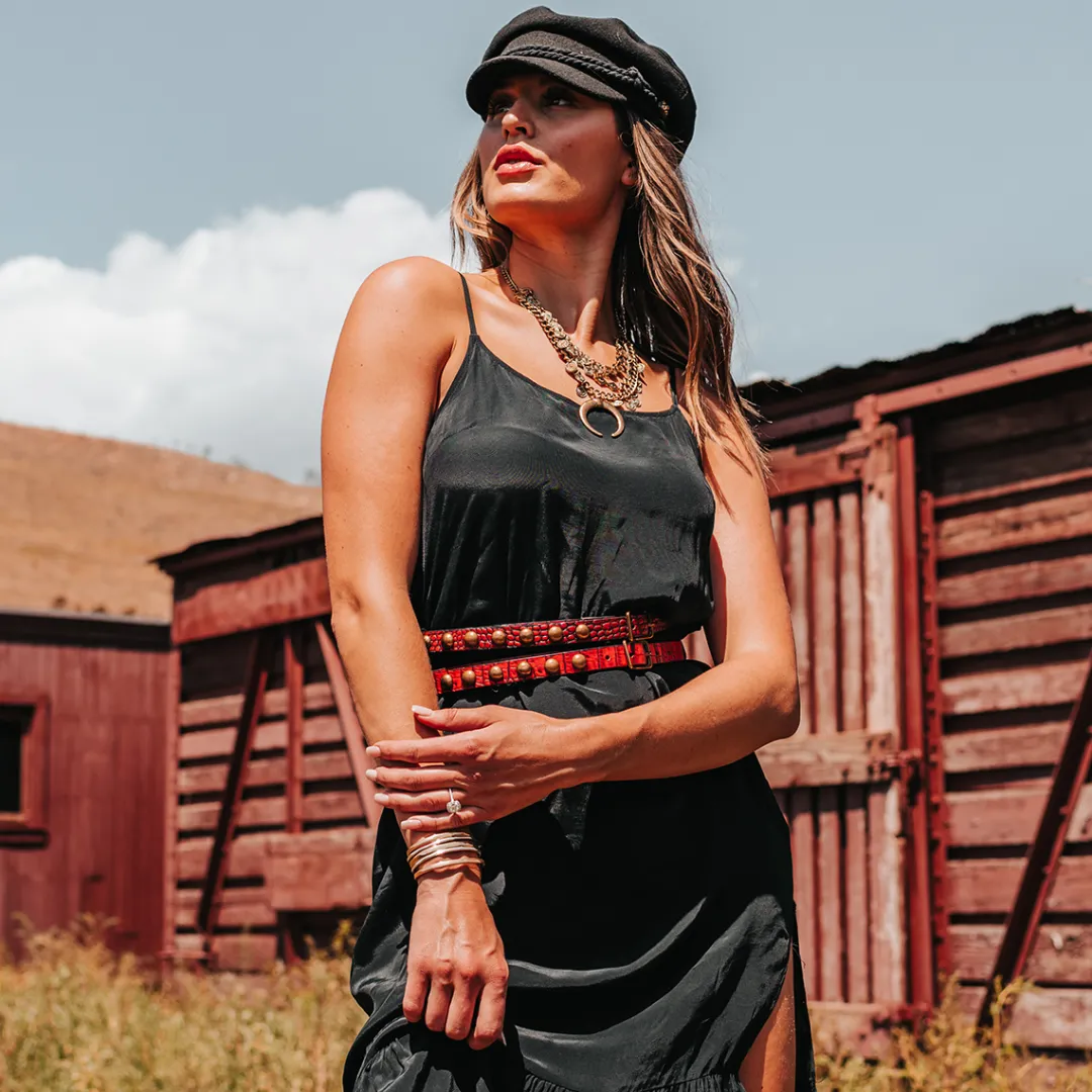 Hot Double Belt Womens Belts